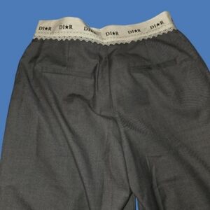Dior Charcoal Women's Dress Pants
